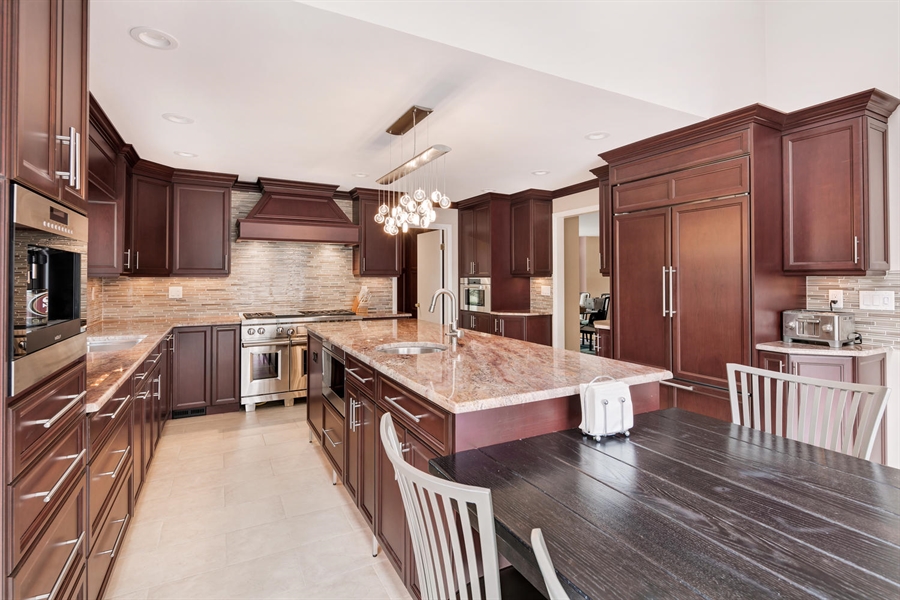 Custom - Cherry Contemporary Kitchen