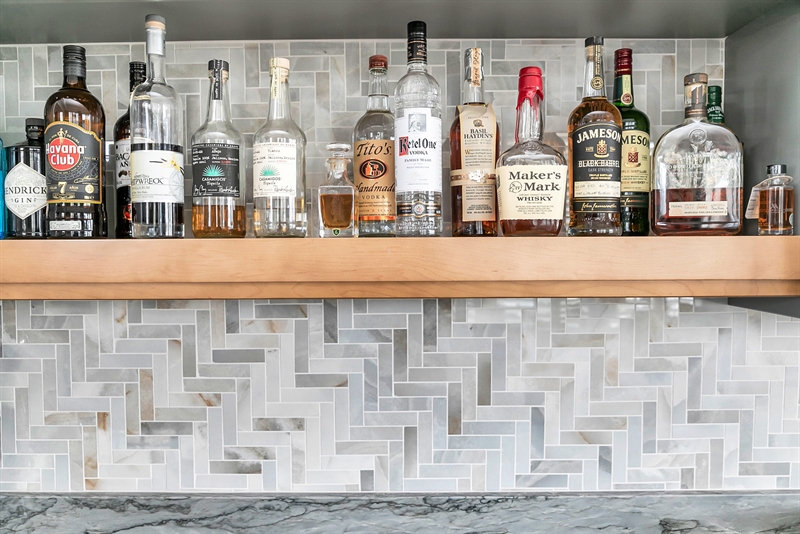 custom built in bars custom home bar